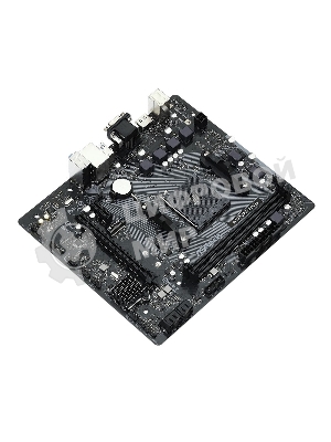 Материнская плата ASRock A520M-HVS, AM4, AMD A520, 2xDDR4, 4xSATA, 1xM.2, 1xPCIe 3.0 x16, 1xPCIe 3.0 x1, 1xHDMI, 1xVGA, 1x 1Gb LAN, 3x3.5 мм, 7.1, mATX