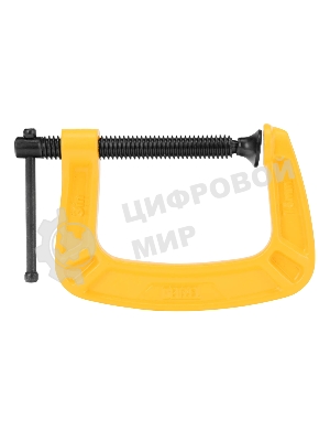 Струбцина Denzel G-образная усиленная, 75 мм