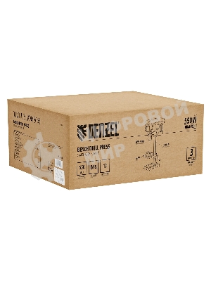 Станок сверлильный Denzel DDM-550L, 550 Вт, 16 мм, 12 ск., лазер, настольный