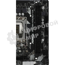 Материнская плата ASRock B760M-HDV/M.2 D4, LGA 1700, Intel B760, 2xDDR4, 4xSATA, 2xM.2, 1xPCIe 4.0 x16, 2xPCIe x1, 1xDP, 1xHDMI, 1xVGA, 1x 1Gb LAN, 2xUSB-A 3.2 Gen 1, 3xUSB 2.0, 3x3.5 мм, 7.1, mATX