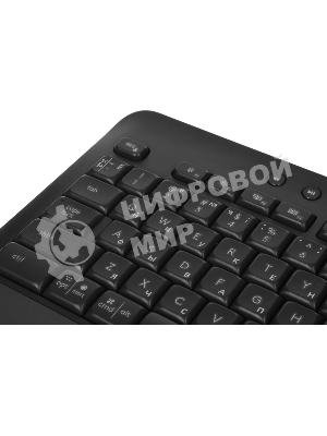 Комплект клавиатура+мышь Logitech Signature MK650 беспроводной, USB + Bluetooth, 4000 DPI, серый/чёрный