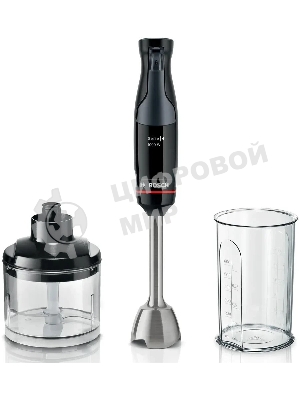 Блендер погружной Bosch MSM4B620 черный, 1000 Вт, плавная регулировка