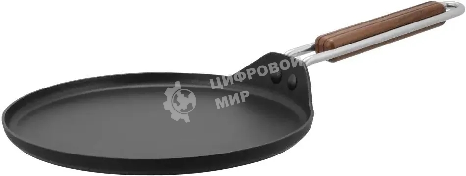 Сковорода блинная Rondell Fjord RDA-1797 круглая 25 см покрытие: Xylan Plus ручка несъемная (без крышки) черный