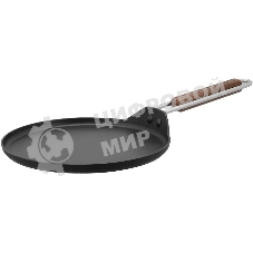 Сковорода блинная Rondell Fjord RDA-1797 круглая 25 см покрытие: Xylan Plus ручка несъемная (без крышки) черный