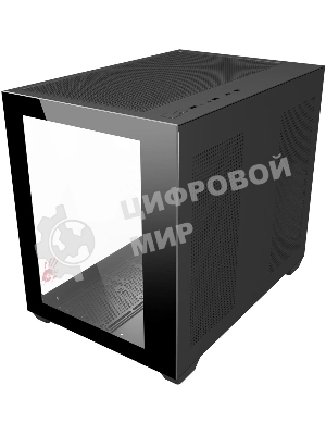 Компьютерный корпус Bloody BD-CC108 черный без БП mATX 9x120мм 2xUSB 3.0 audio bott PSU