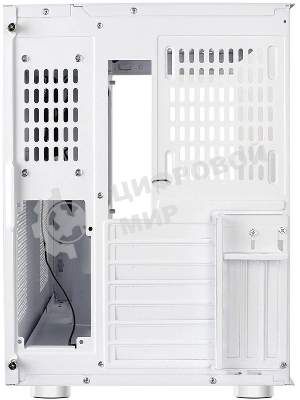 Компьютерный корпус Ginzzu V580 RGb подсветка, закаленное стекло 1хUSB 3.0,1хUSB 2.0, AU белый ATX