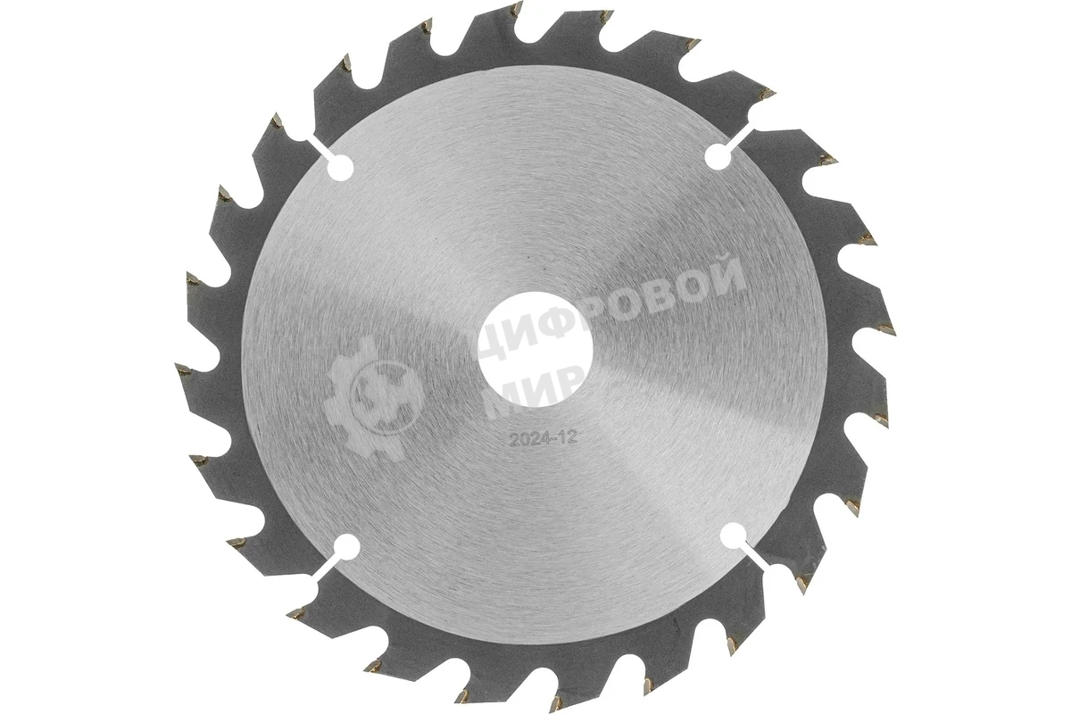 Пильный диск по дереву Denzel ф190 х 30 мм, 24 зубьев, тонкий 733427