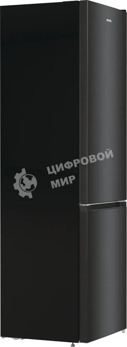 Холодильник Gorenje NRK6202EBXL4 черный матовый двухкамерный 235/96л морозилка снизу, No Frost