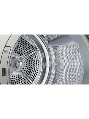 Сушильная машина Bosch WQK2521XME серебристый, 10 кг, сушка - конденсационная, программ - 14, 59.8 x 84.2 x 64.8 см