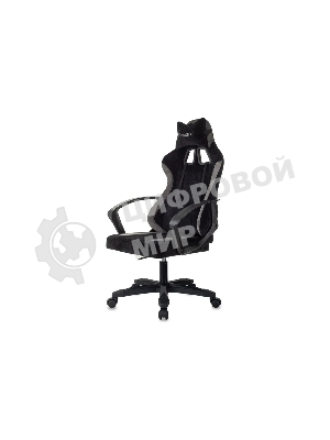 Кресло игровое Knight Optimum черный/серый крестов. пластик