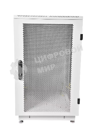 Шкаф телеком. напольный 18U (600x600) дверь перфорированная (ШТК-М-18.6.6-4ААА) (2 коробки)
