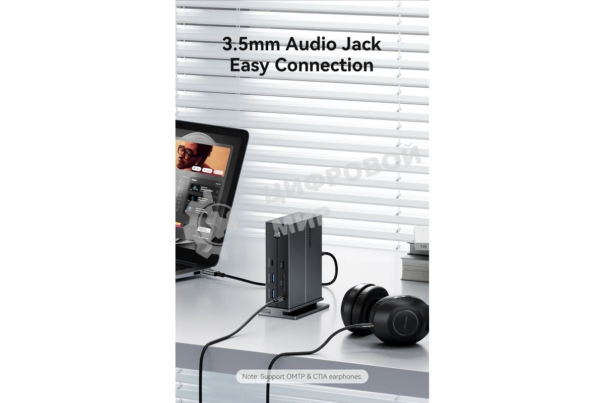 Мультифункциональная док-станция Vention USB Type C 14 в 1 с поддержкой Thunderbolt 4