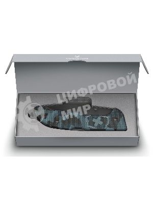 Нож перочинный Victorinox Evoke BSH Alox Navy (0.9425.DS222) 136мм 4функц. синий камуфляж подар.коробка