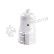 Розетка прямая разборная с заземл. РПп10-01-Ст 16А белый IEK ERP10-16-01-K01