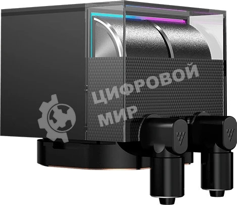 Система охлаждения Water Cooling System PCCooler DS360 Display BK (310W, 360мм, LED, Black, ARGb Pump/Fans: 3x120мм, 90.56CFM, 39.8dBA, 2500RPM/Pump height 65мм, 15dBA, 2600RPM, Rad thickness 27мм/S: 1851, 1700, 1200, 115X, AM5, AM4)