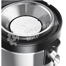 Соковыжималка Bosch MES4010 серебристый/черный, центробежная, 1200 Вт, 1500 мл, механическое