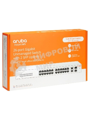 Коммутатор HPE Instant on 1430 R8R50A#ABB 26G 2SFP неуправляемый