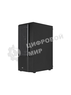 Компьютерный корпус MidTower Aerocool/Formula Quantum-G-BK-v2 черный без Б/п, ATX 3FRGb Fan on front panel