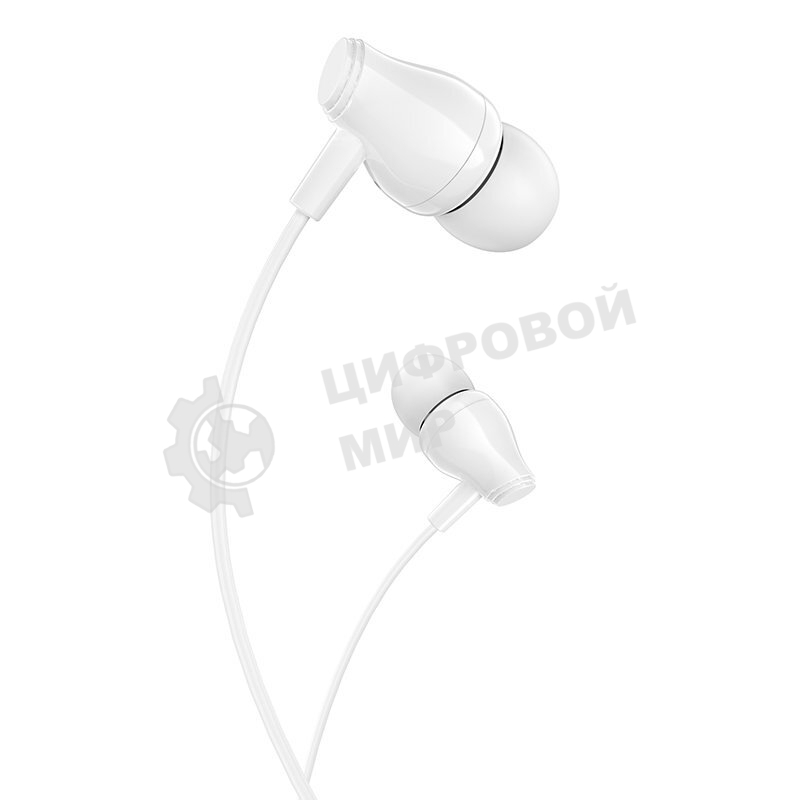 Проводные наушники Borofone BM61 белый, вкладыши, проводной