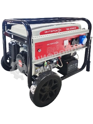Электрогенератор бензиновый Интерскол ЭБ-6500Э, 5.5 кВт, 90 дБ, 93 кг