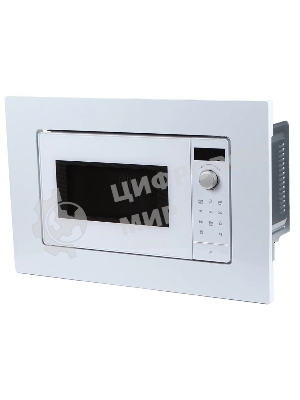 Встраиваемая микроволновая печь Bosch BFL623MW3 Serie 2, белый, 20 л, 800 Вт, переключатели - поворотный механизм/сенсор