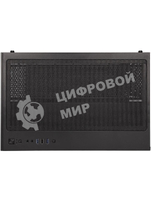 Компьютерный корпус 1STPLAYER MEGAVIEW MV8-TP черный ATX MV8-TP-BK