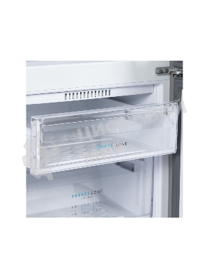 Холодильник Бирюса M551 металлик двухкамерный 180/60л морозилка снизу, автоматическое оттаивание