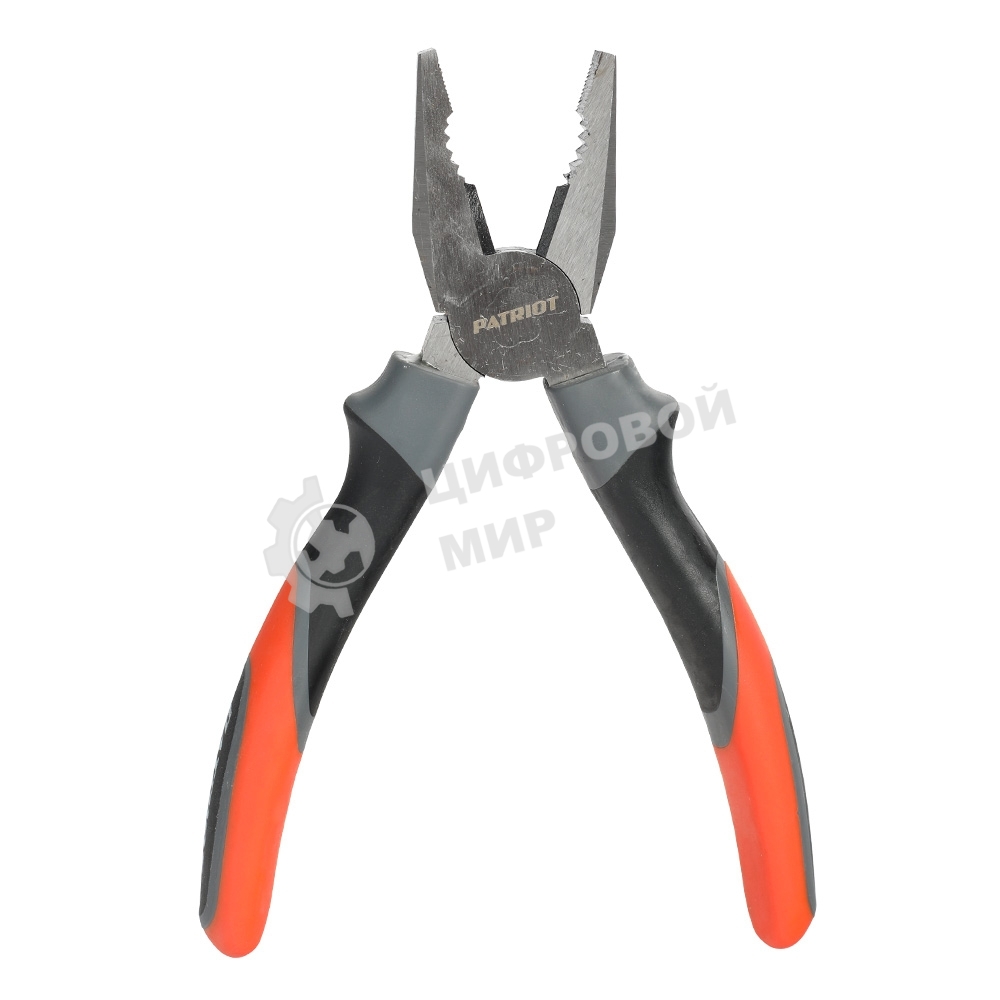 Пассатижи PATRIOT CPP-180N, трехкомпонентная рукоятка, 180мм