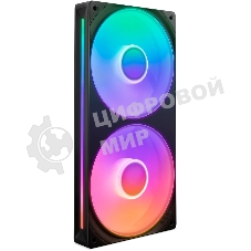 Вентилятор для корпуса Case Cooler NZXT F240 RGb Core (120x120x25мм, 4-pin PWM, RGb, 75.12CFM, 30dBA, 2400RPM, Black, Single-Frame RGb Fan Unit)