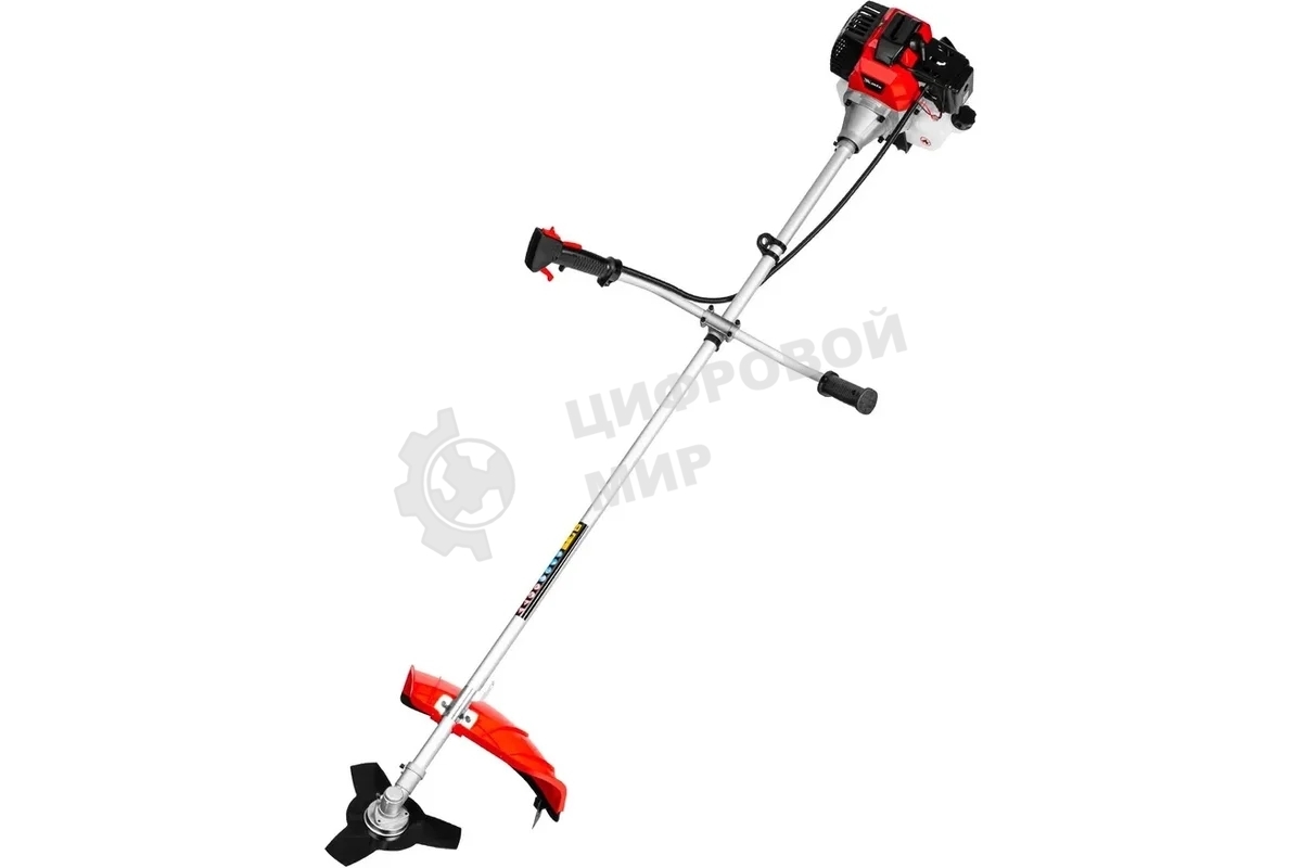 Триммер бензиновый MTX MT-43, 43 см3, неразъемная штанга, состоит из 2 частей