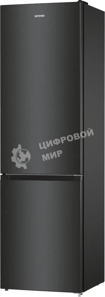 Холодильник Gorenje NRK6202EBXL4 черный матовый двухкамерный 235/96л морозилка снизу, No Frost