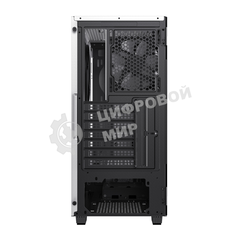 Компьютерный корпус GameMax Brufen C3 WB без БП, MidiT, ATX, Бело-гол, Зак. стекл., USB 3.0, 1*120; 1*140мм вент.