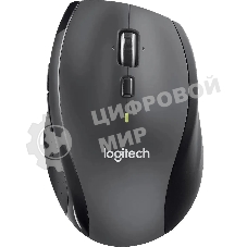 Мышь беспроводная Logitech M705 серый/черный, 1000 dpi, радиоканал, USB, кнопки - 6