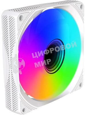 Вентилятор для корпуса Bloody BD-CF120ARGb1 ARGb белый, 120 мм, 1600 об/мин, 26 дБ, 4 pin