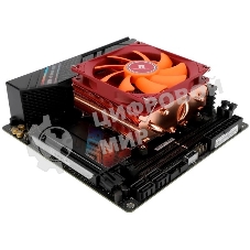 Кулер для процессора Thermalright AXP-90 X53 Full (4-pin PWM, 38mm, Cu/Cu, 4x6mm, 1x92mm, 42.58CFM, 22.4dBA, 2700RPM, S: 1851/1700/1200/115X, AM5/AM4, orange, red)