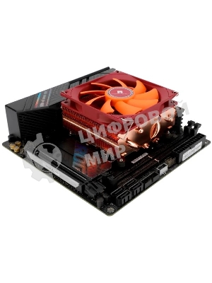 Кулер для процессора Thermalright AXP-90 X53 Full (4-pin PWM, 38mm, Cu/Cu, 4x6mm, 1x92mm, 42.58CFM, 22.4dBA, 2700RPM, S: 1851/1700/1200/115X, AM5/AM4, orange, red)