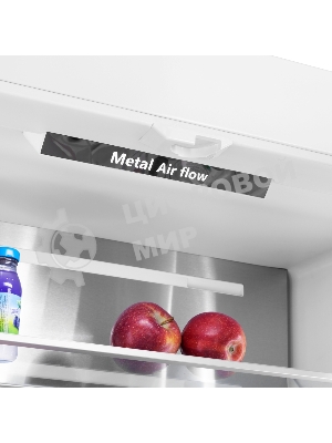 Встраиваемый холодильник Maunfeld MBF212NFW2 белый двухкамерный 389/157 л морозилка снизу, No Frost