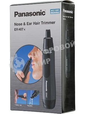 Триммер Panasonic ER407 черный (насадок в компл:1шт)