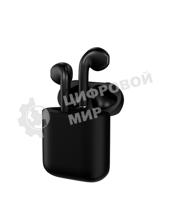 Наушники TWS Maxvi MHF-104BT черный, вкладыши, Bluetooth, сенсорное управление, до 4 ч