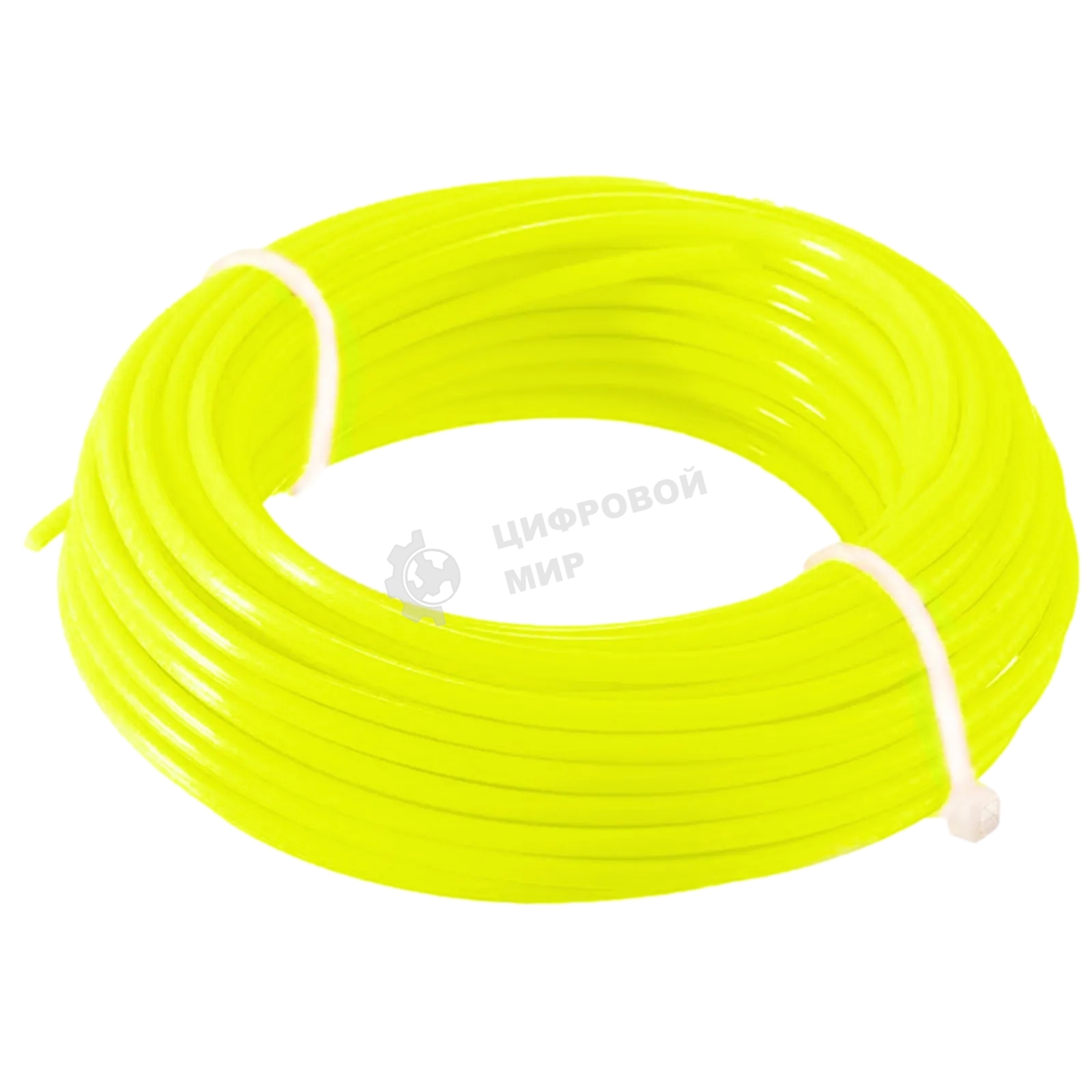 Леска для триммера Denzel квадрат 2 мм х 57 м, блистер FLEX CORD