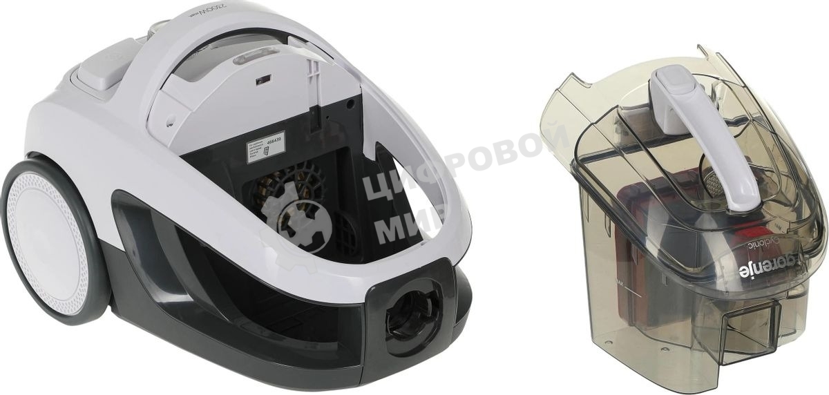 Пылесос Gorenje VC2301SPWCY белый, 400/2300 Вт, уборка сухая, пылесборник контейнер 1.7 л