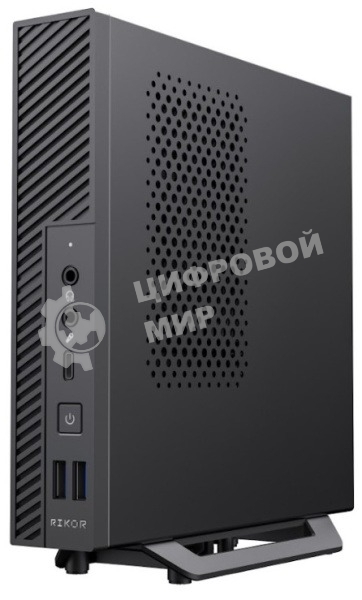 Компьютер Rikor USFF 101.1 4BA745FE i3-12100/8GB/256GB SSD/UHD Graphics 730/WiFi/BT/Win11Pro/black