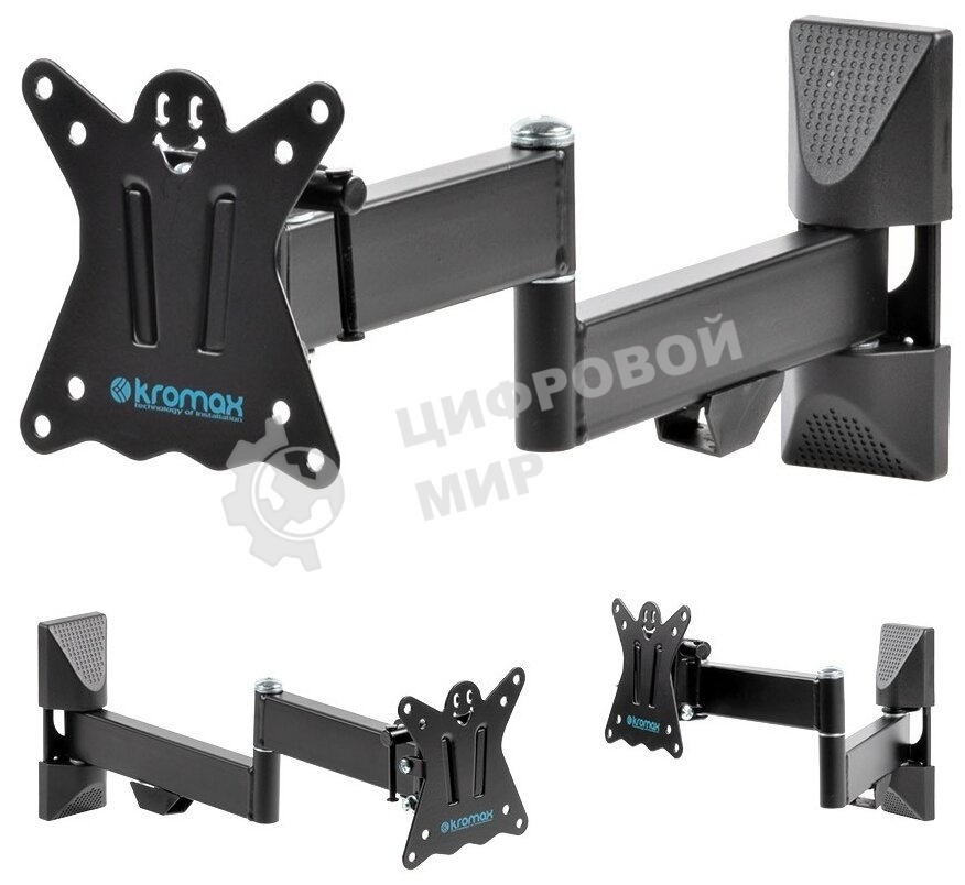 Кронштейн Kromax CASPER-104 черный, 10