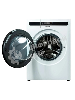 Стирально-сушильная машина Hyundai WMD8413 белый, загр. фронтальная макс.: 8 кг 1400 об/мин класс: А++