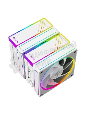 Устройство охлаждения(кулер) ID-Cooling Frozn A620 ARGb белый 120мм алюминий+медь 2000rpm 30db 4-pin 270W 154мм