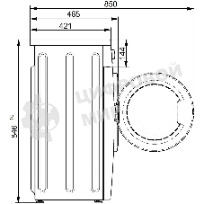 Стиральная машина Atlant СМА 60У87-000 белый, загрузка фронтальная 6 кг, 800 об/мин., класс: А++
