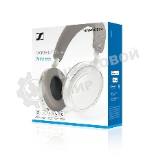 Беспроводные/проводные наушники Sennheiser Momentum 4 Wireless белый, полноразмерные, Bluetooth + проводной, активное шумоподавление, до 60 ч
