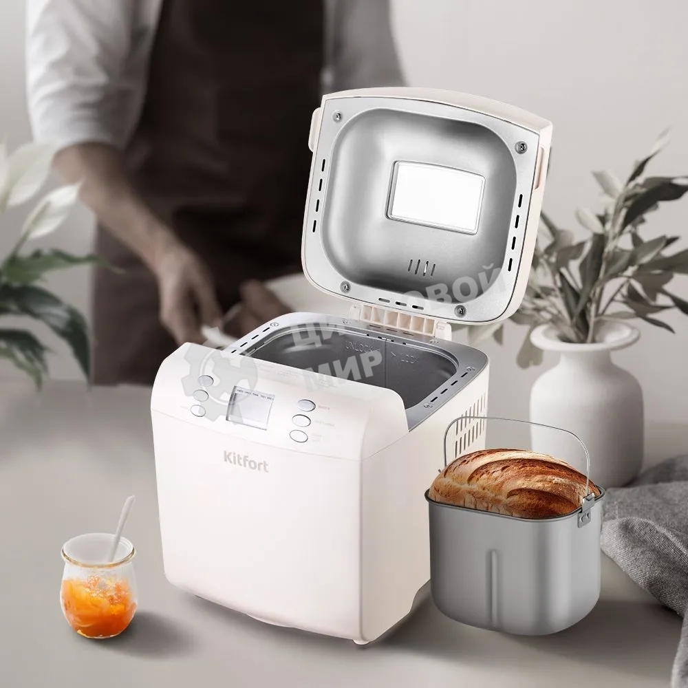Хлебопечка Kitfort КТ-311 550Вт белый
