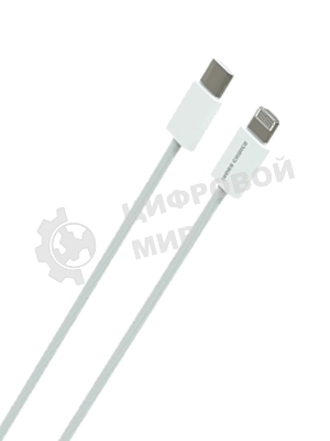 Кабель MORE CHOICE (4620202550408) K73i USB 3.0A PD 20W для Lighting 8-pin Type-C - нейлон 1м белый