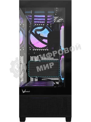 Компьютерный корпус AeroCool/Formula Crystal E1 Floe черный без БП ATX 5x120мм 3x140мм 2xUSB 3.0 1xUSB3.1 audio bott PSU